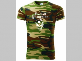 Football Gangster maskáčové tričko 100%bavlna
